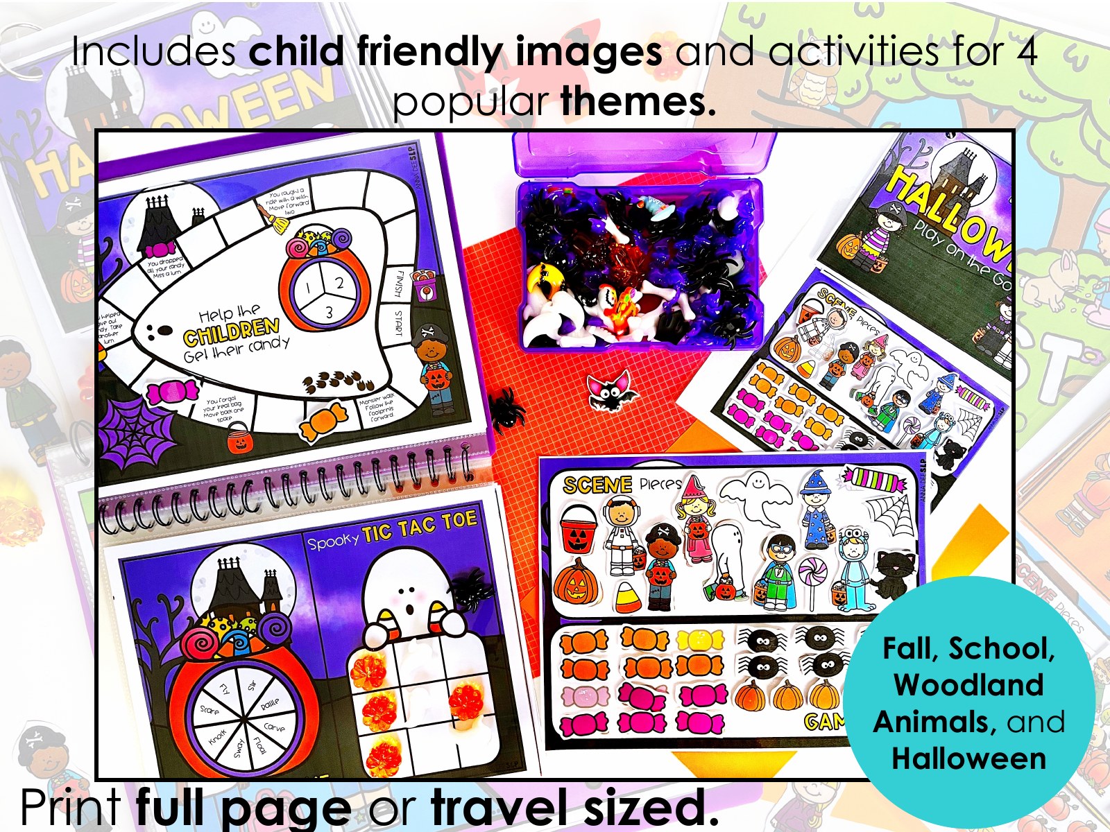 Fall Activities and Games for speech therapy preview page 2