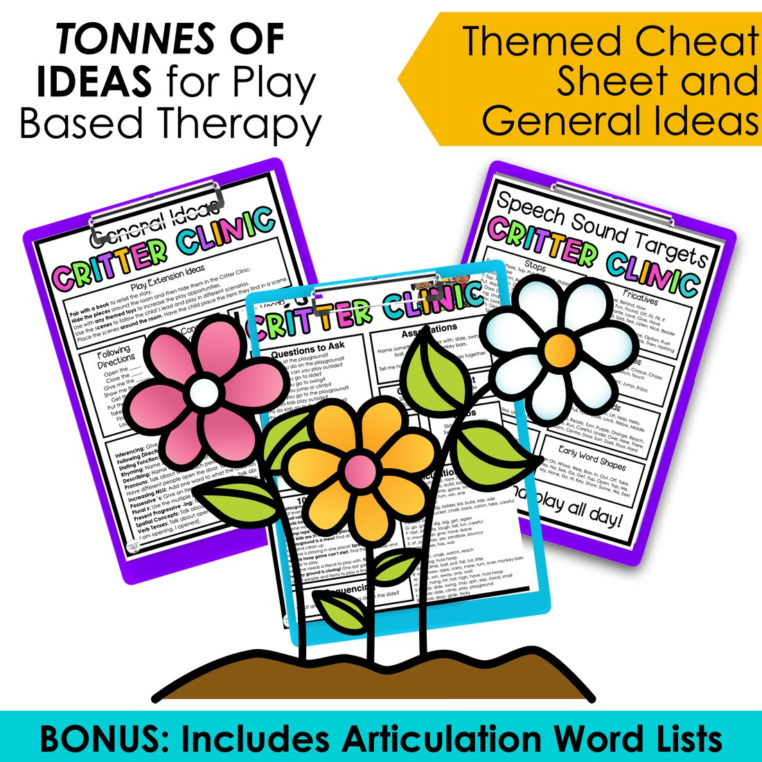 Spring Critter Clinic speech therapy toy companion – image 4