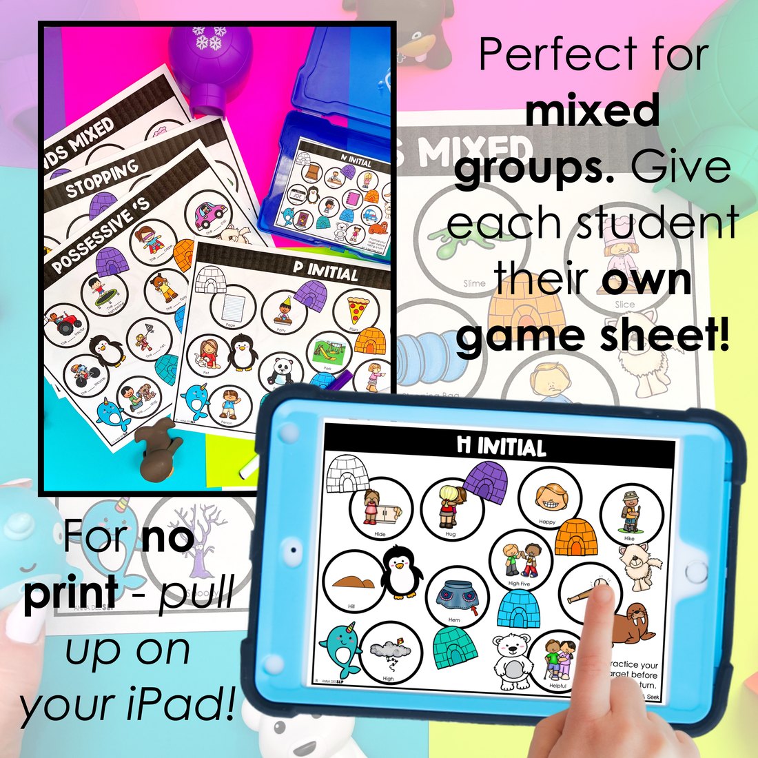 Polar Sort and Seek Toy Companion for speech therapy – image 3