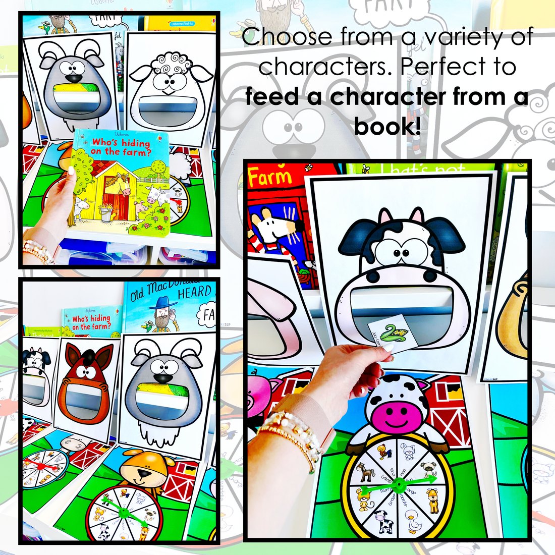 Farm Interactive Feeding Game for speech therapy – image 3