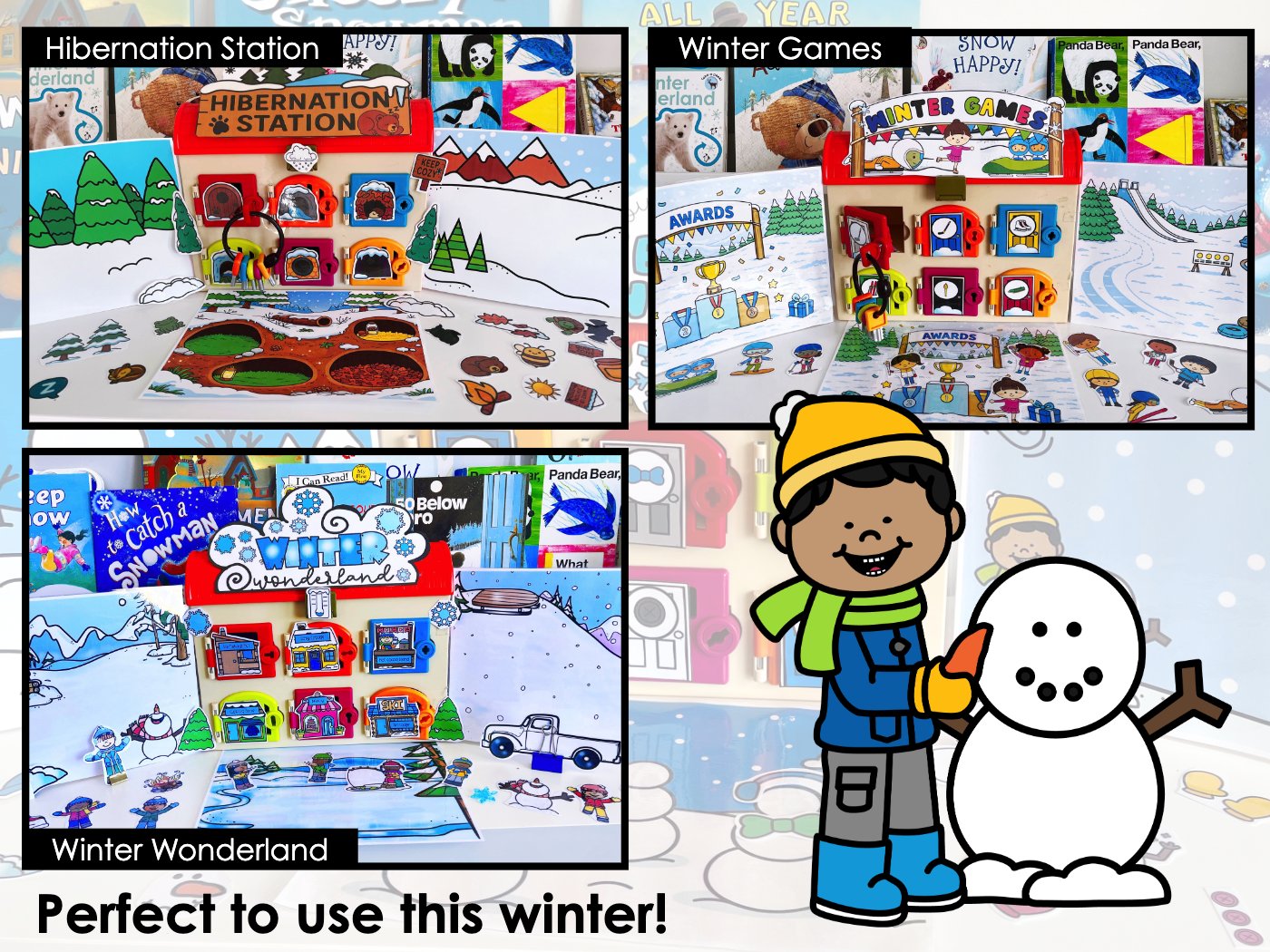 Critter Clinic Winter Bundle for speech therapy preview page 5