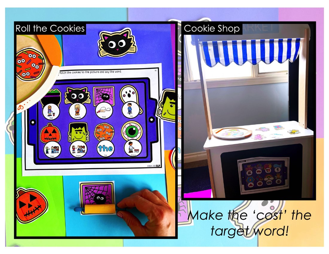 Halloween say and play activity for speech therapy preview page 4
