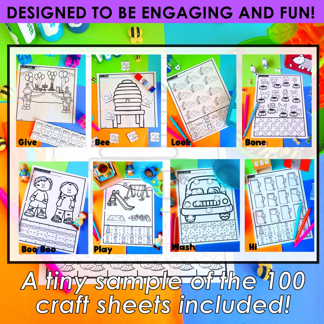 Apraxia of Speech Craft Sheets for speech therapy – image 3