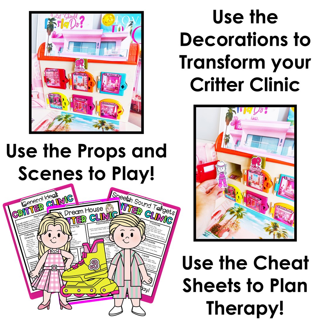 Pink Dream House Critter Clinic speech therapy toy companion – image 2