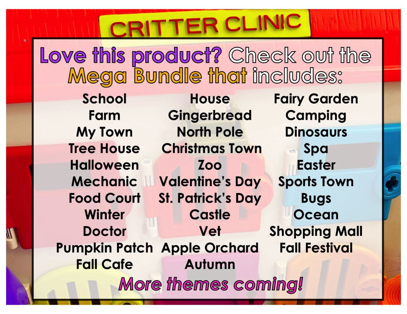 Critter Clinic Fall Bundle for speech therapy preview page 7
