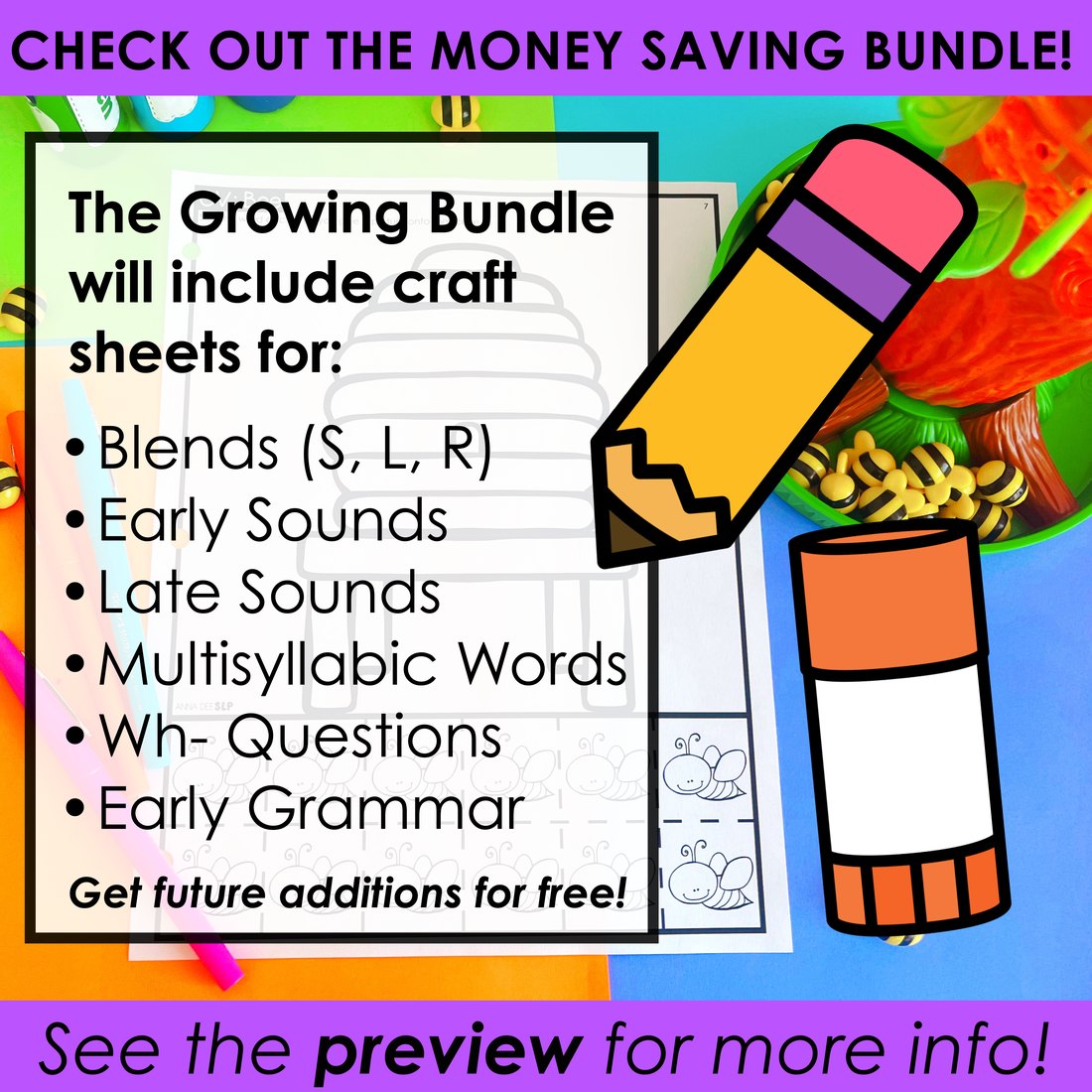 Blends Craft Sheets for speech therapy – image 4