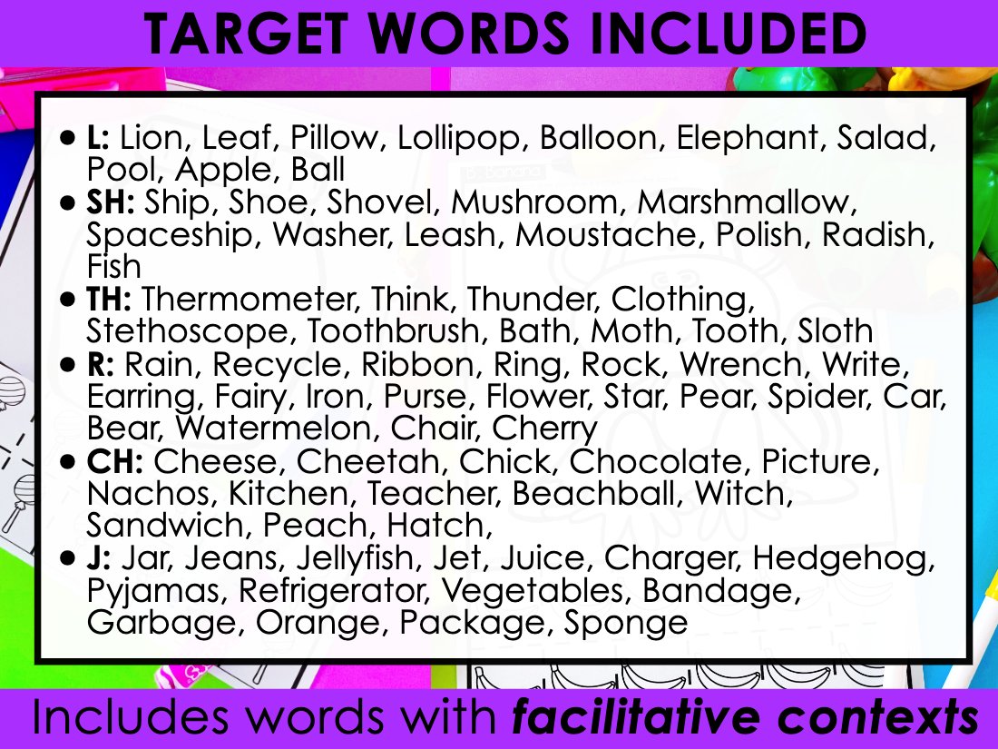 Late Sounds Craft Sheets for speech therapy preview page 5