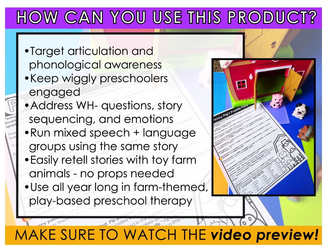 20 Sequencing Stories for speech therapy preview page 8