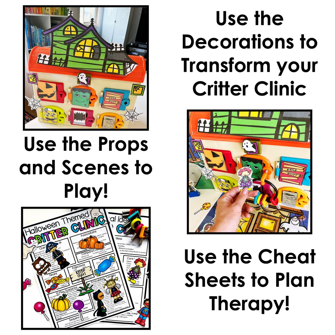 Halloween Critter Clinic speech therapy toy companion – image 2