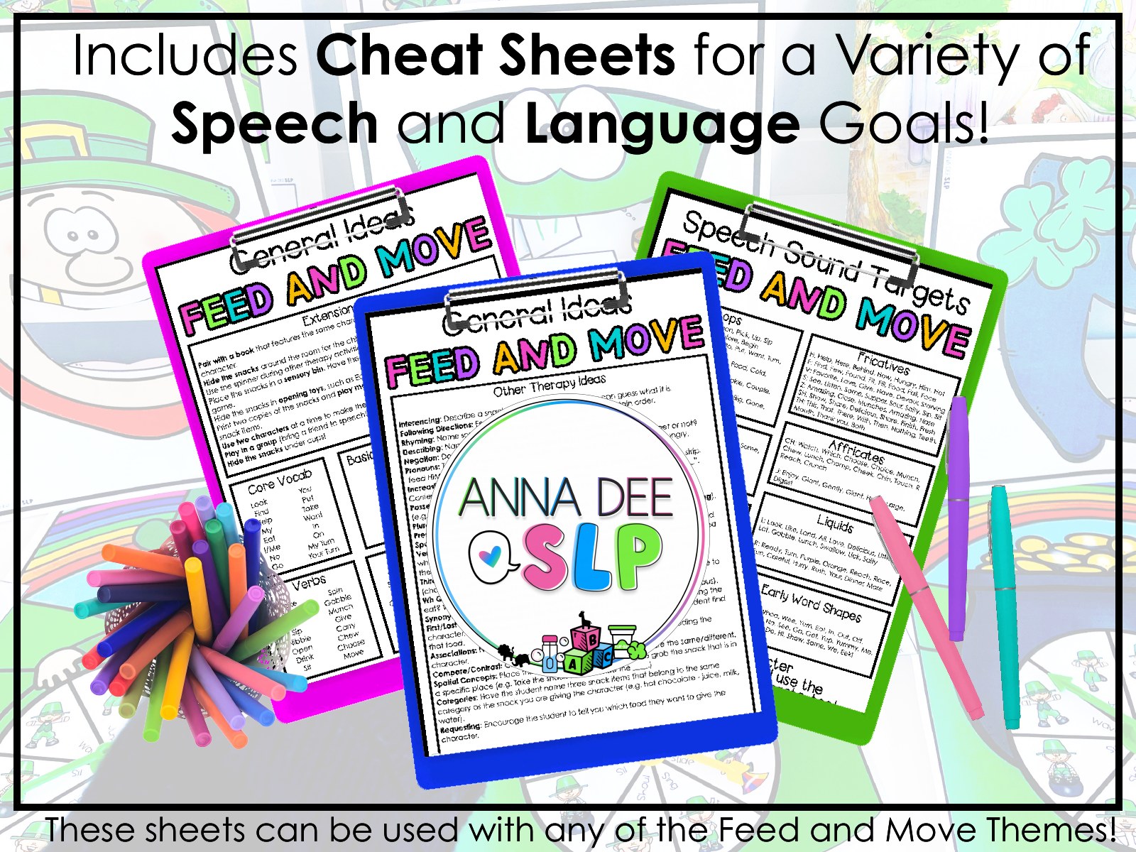 St. Patrick's Day Interactive Feeding Game for speech therapy preview page 6