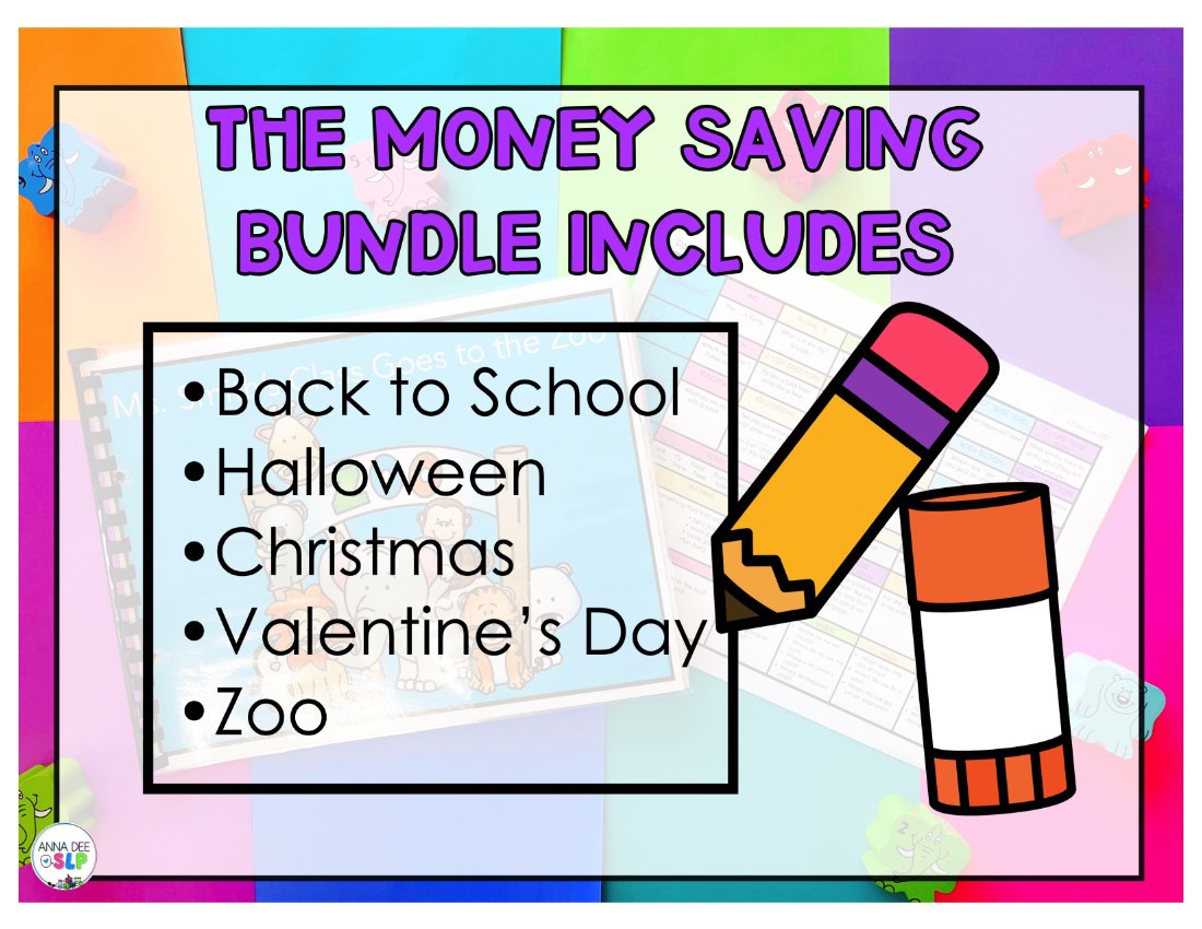Interactive Books Bundle for speech therapy preview page 5
