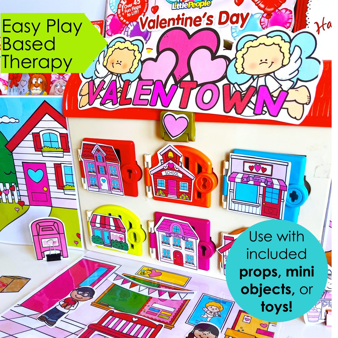 Valentine's Day Critter Clinic speech therapy toy companion – image 3