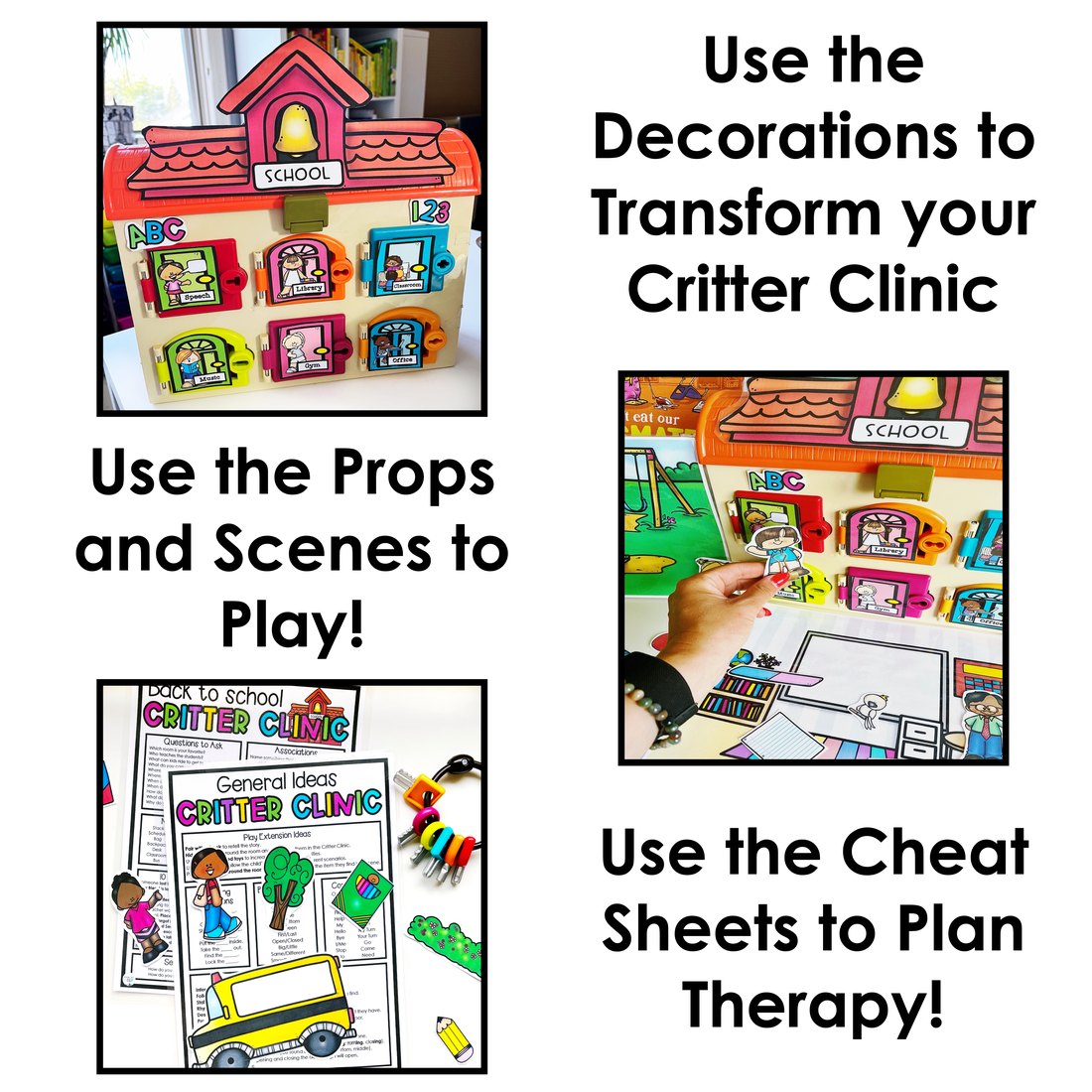 Back to School Critter Clinic speech therapy toy companion – image 2