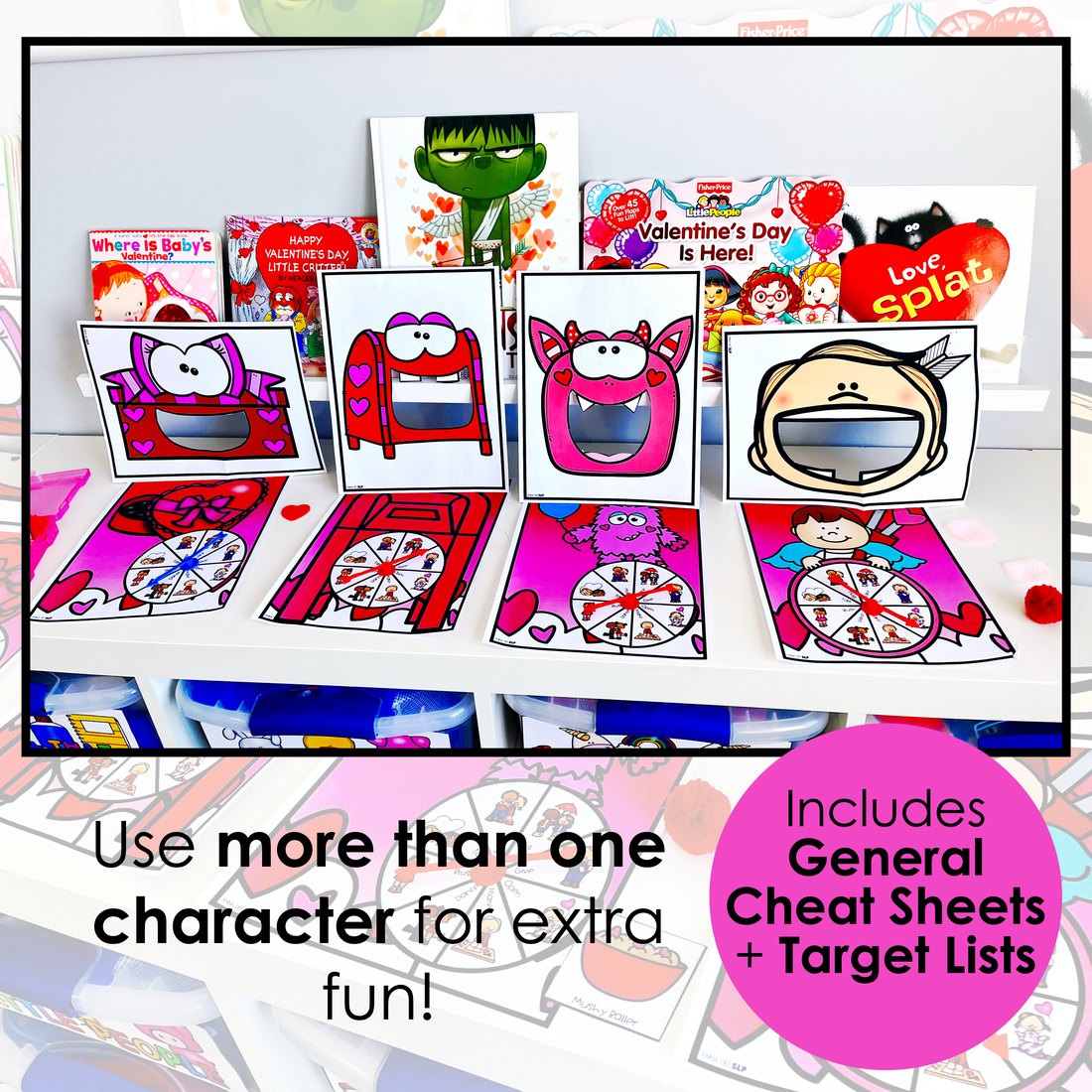 Valentine's Day Interactive Feeding Game for speech therapy – image 4