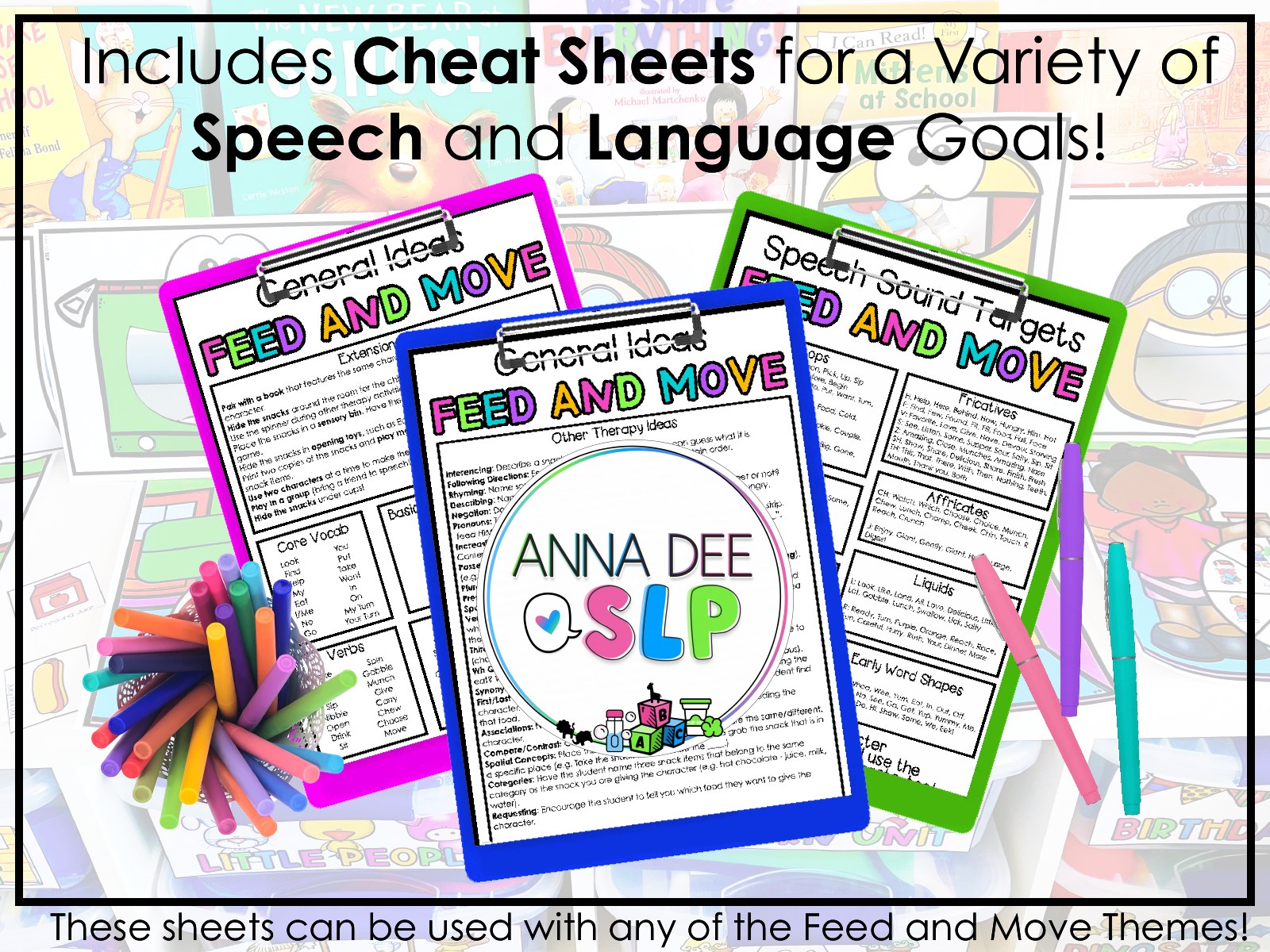 Back to School Interactive Feeding Game for speech therapy preview page 6