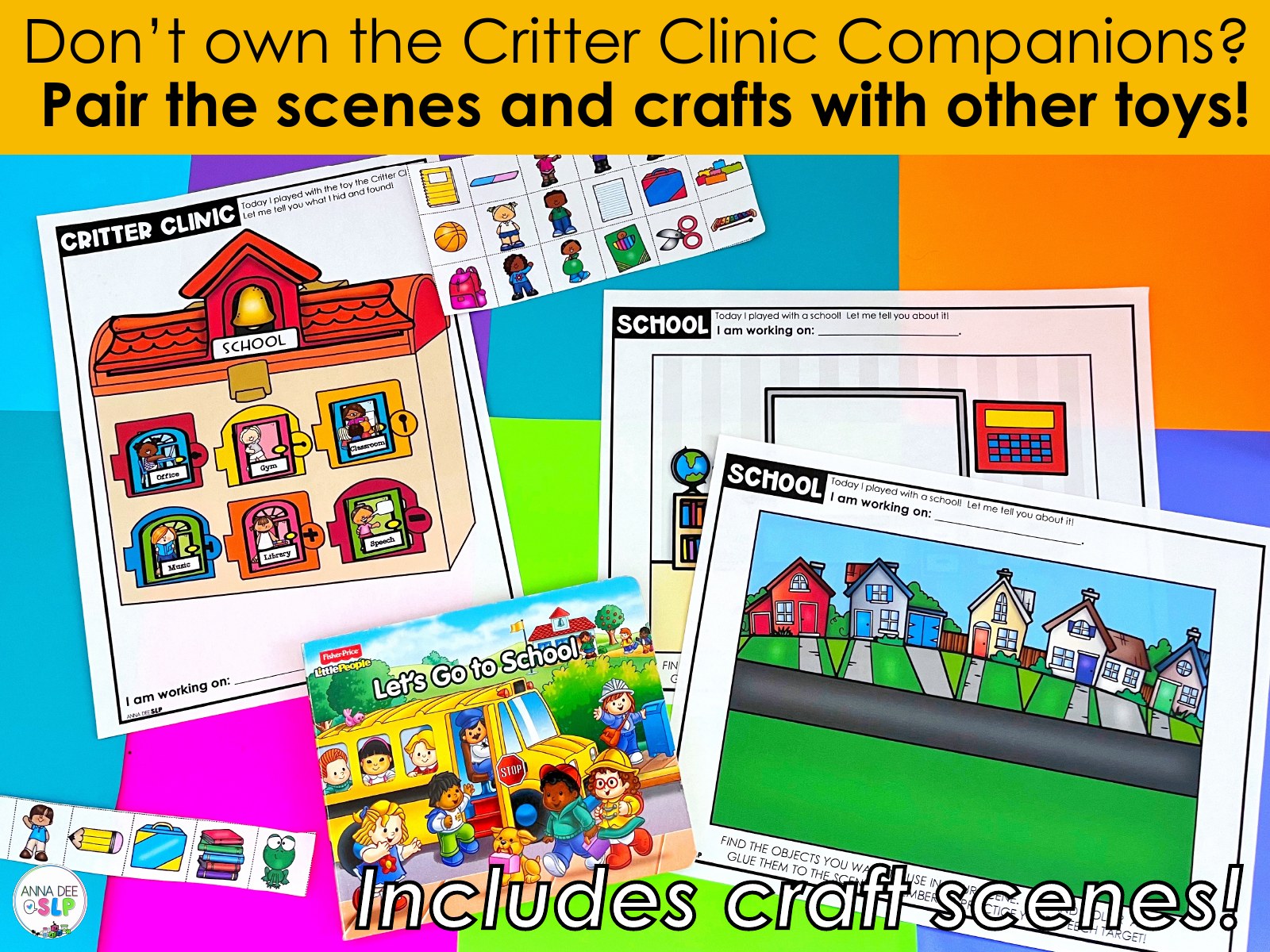 Critter Clinic Craft Sheets for speech therapy – image 4