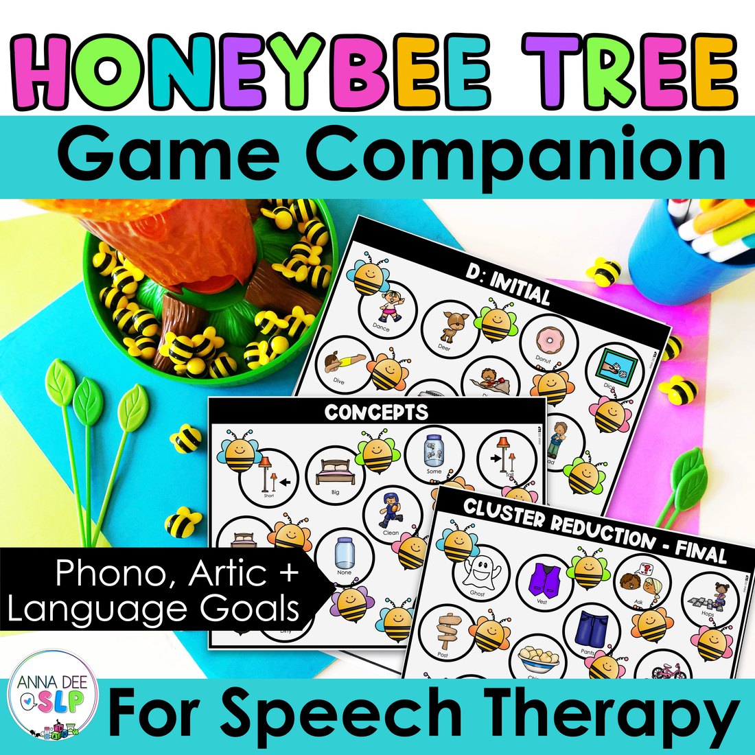 Honeybee Tree game companion for speech therapy