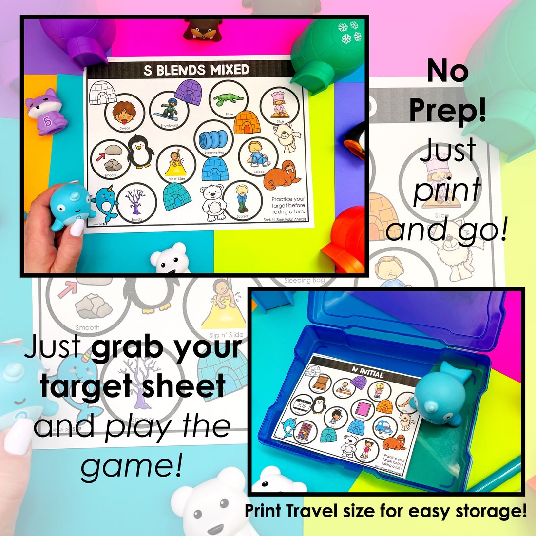 Polar Sort and Seek Toy Companion for speech therapy – image 2