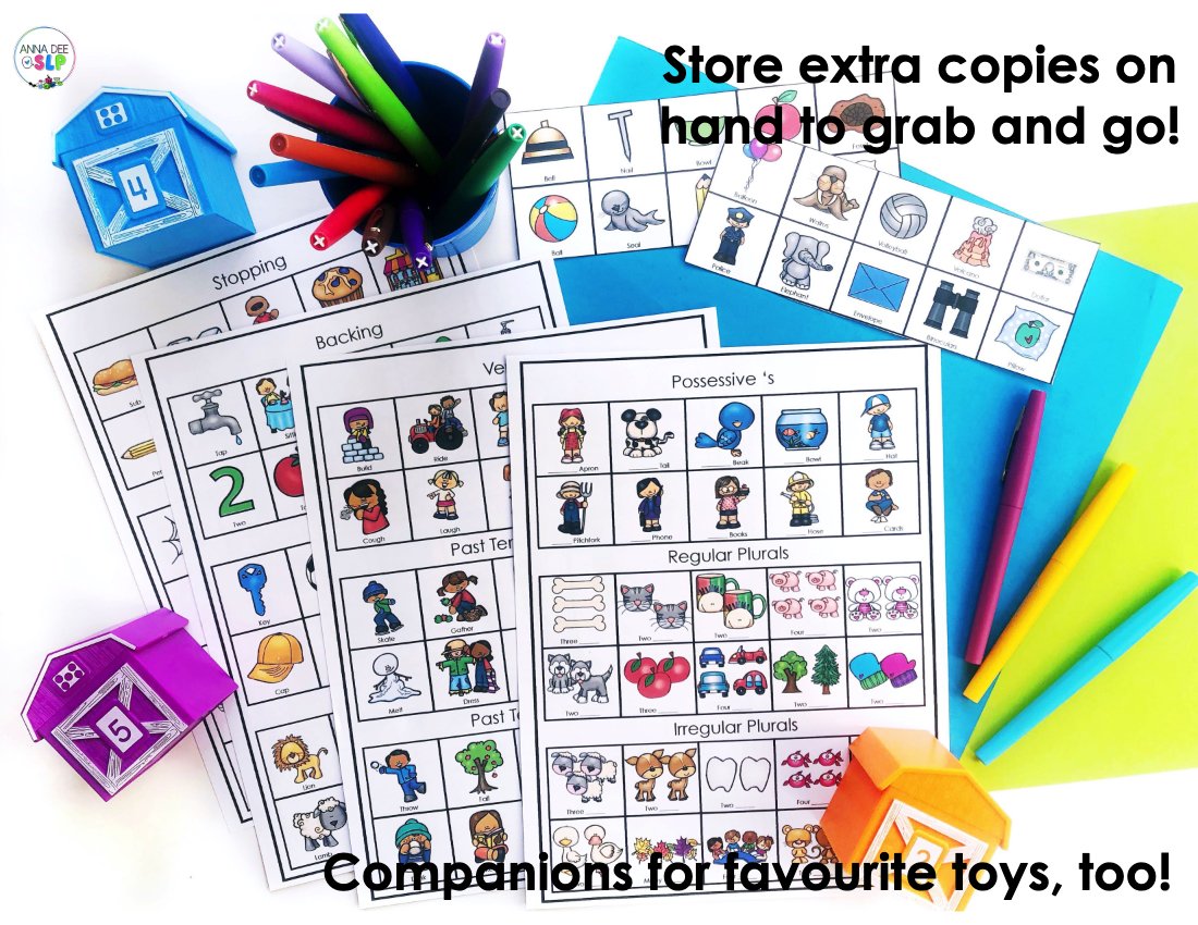 Speech therapy game and toy companions preview page 7