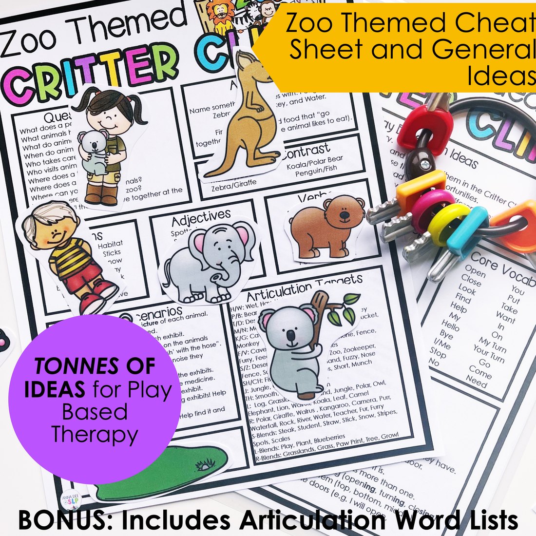 Zoo Critter Clinic speech therapy toy companion – image 4