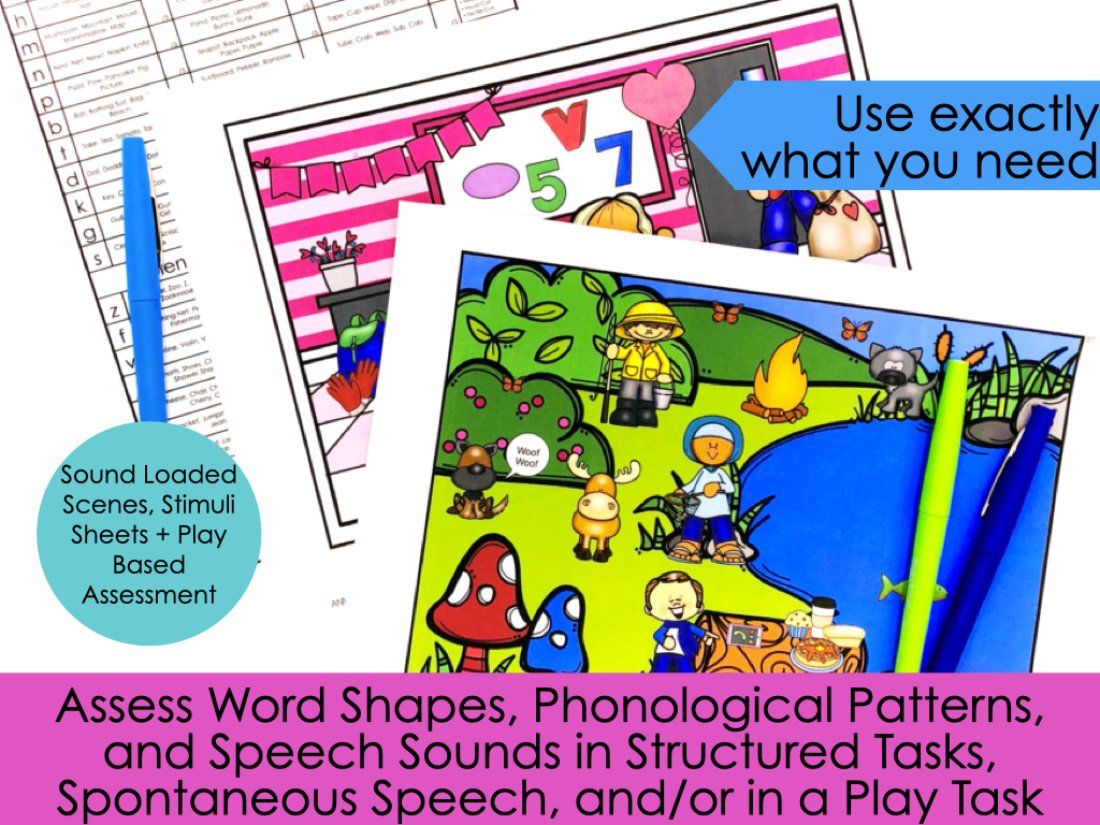 Phonology and Articulation Screener for speech therapy preview page 4