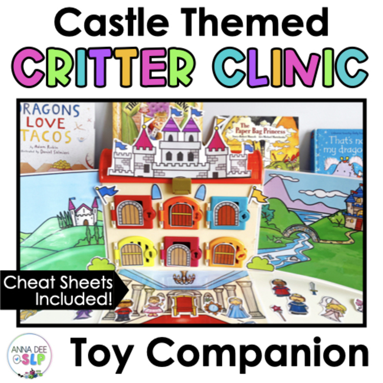 Castle Critter Clinic speech therapy toy companion