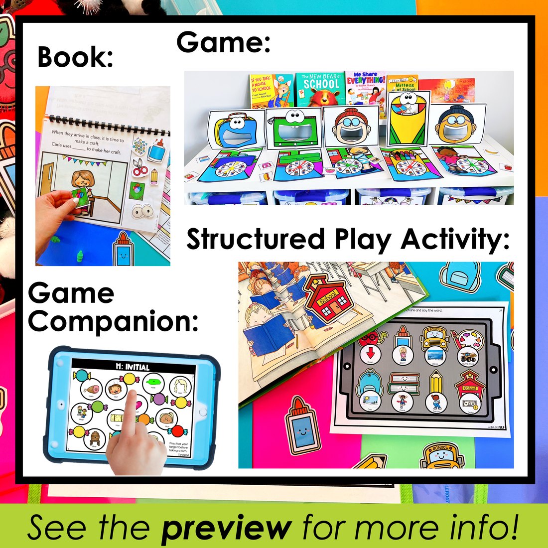 Back to School Bundle for speech therapy – image 4