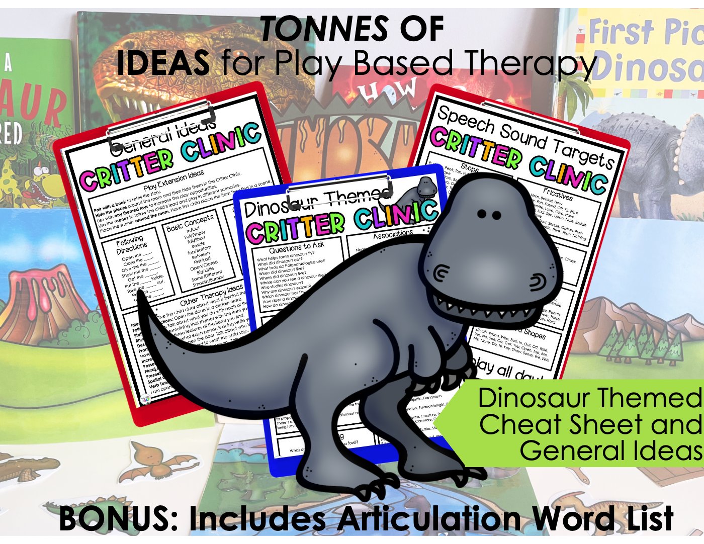 Dinosaur Critter Clinic preview page 4