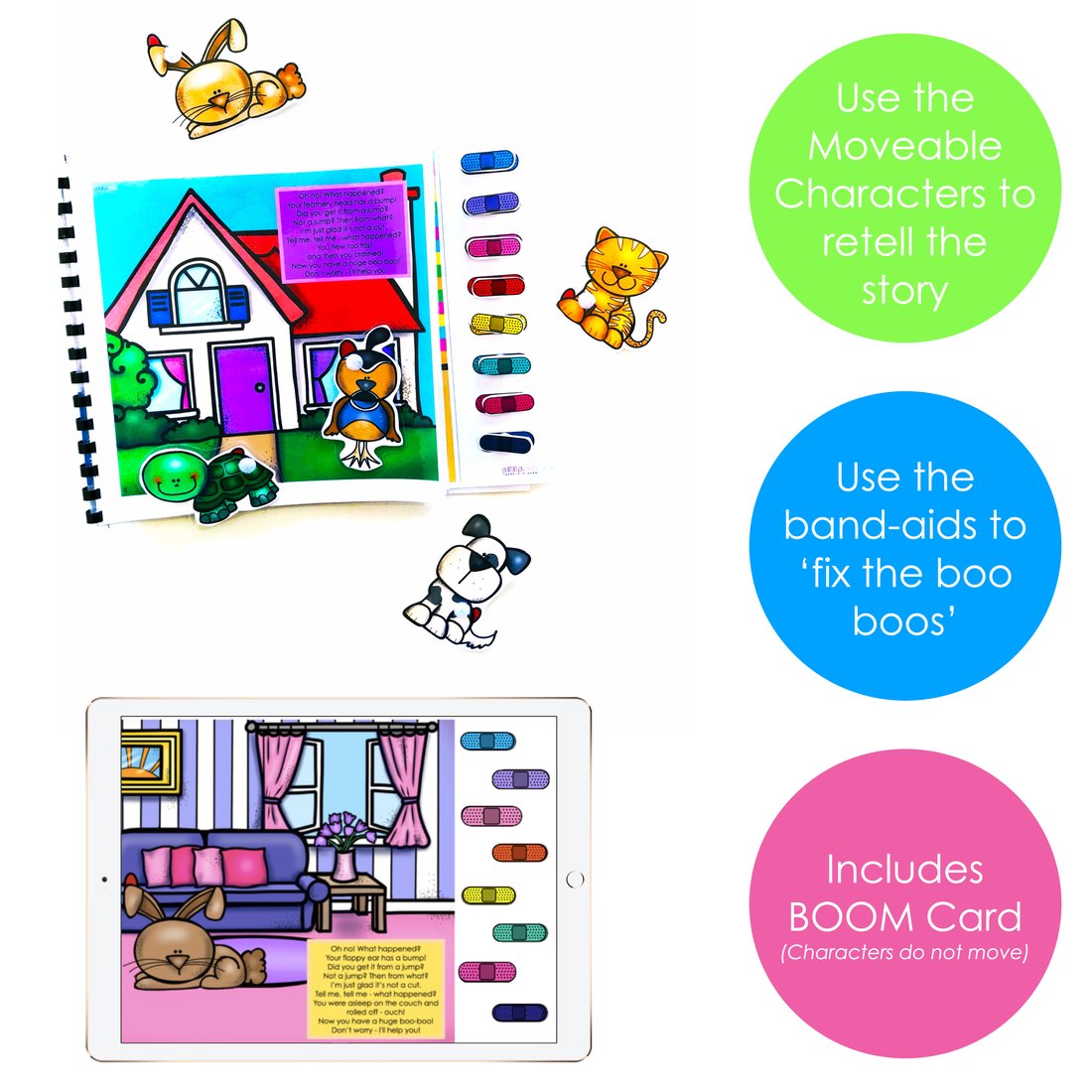 WH Questions Book for speech therapy – image 4