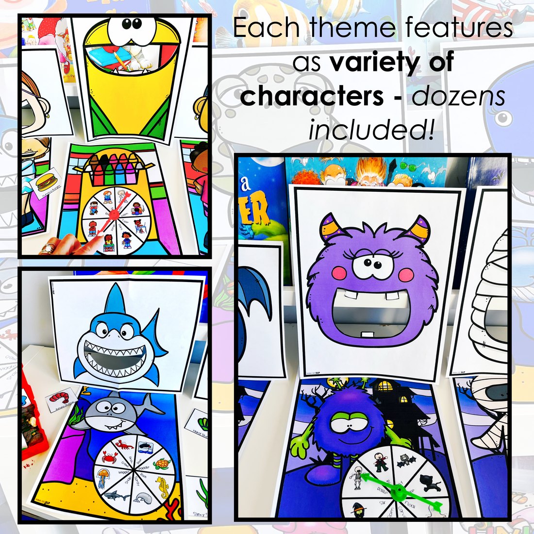 Interactive Feeding Games Bundle for speech therapy – image 3