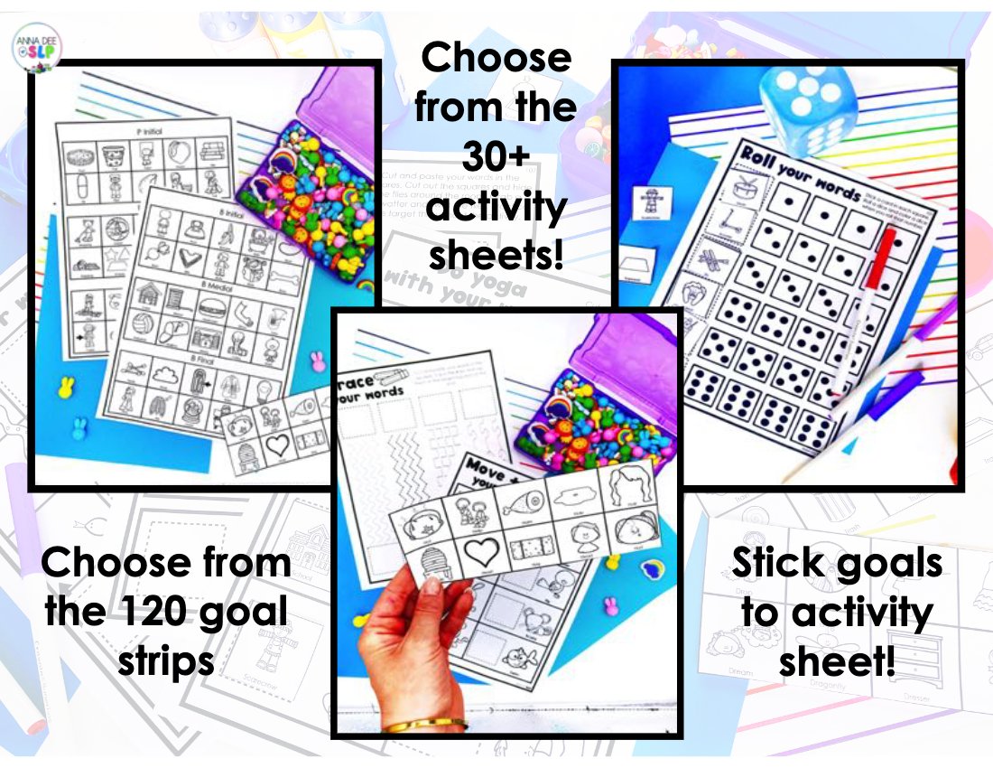 Fine Motor and Gross Motor Worksheets for speech therapy preview page 2