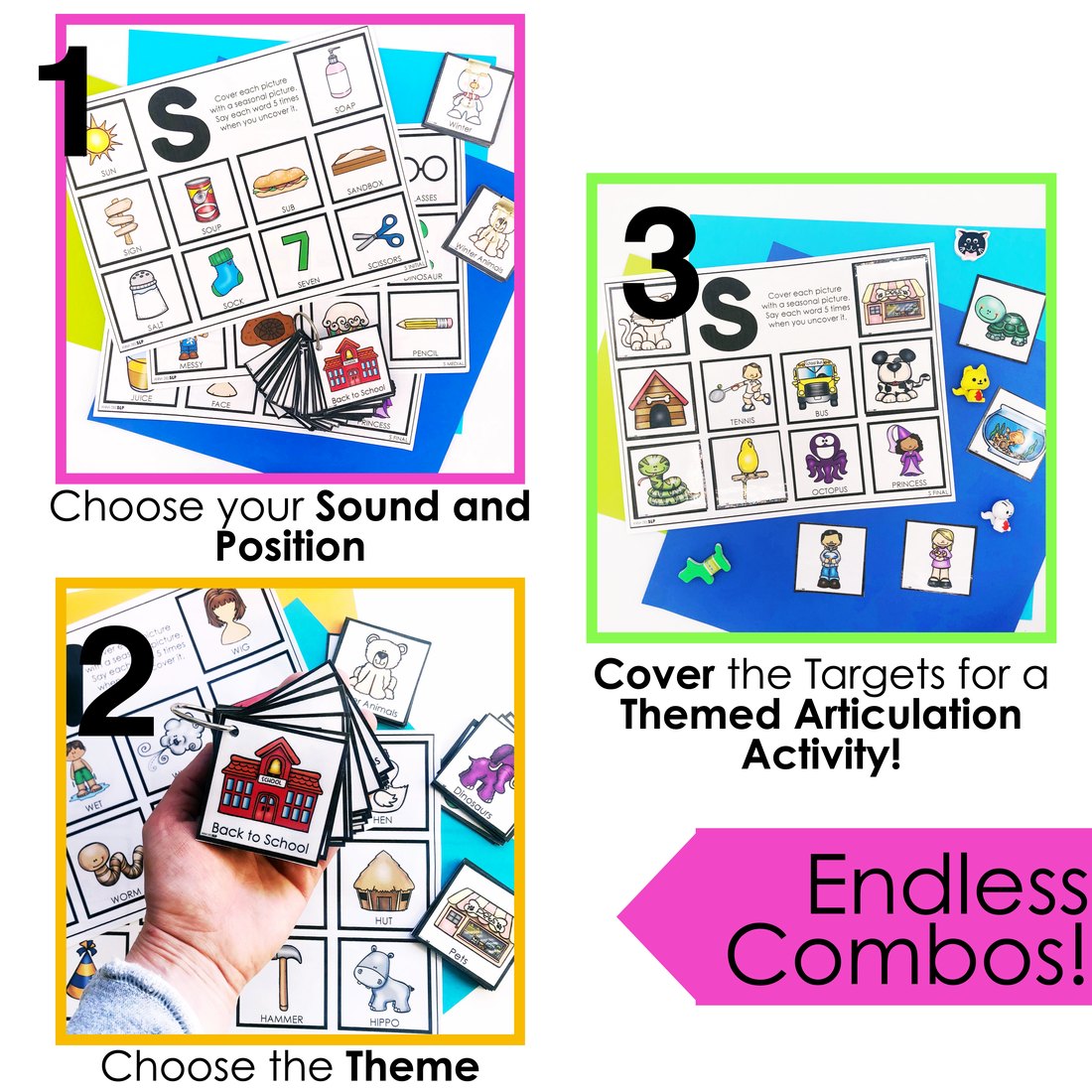 Year Round Articulation Activity for speech therapy – image 2