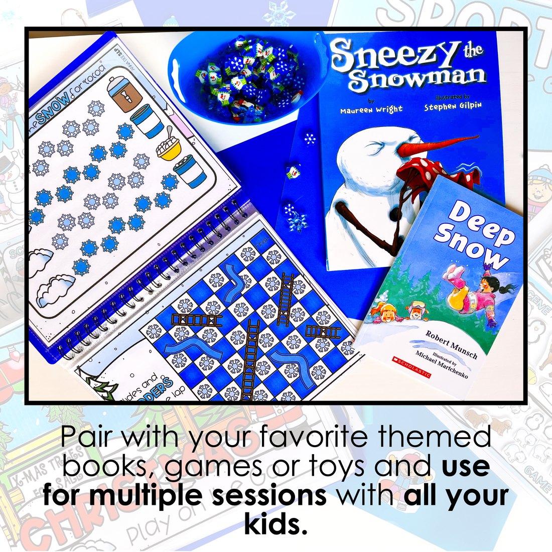 Winter and Christmas Interactive Scenes and Games for speech therapy – image 4