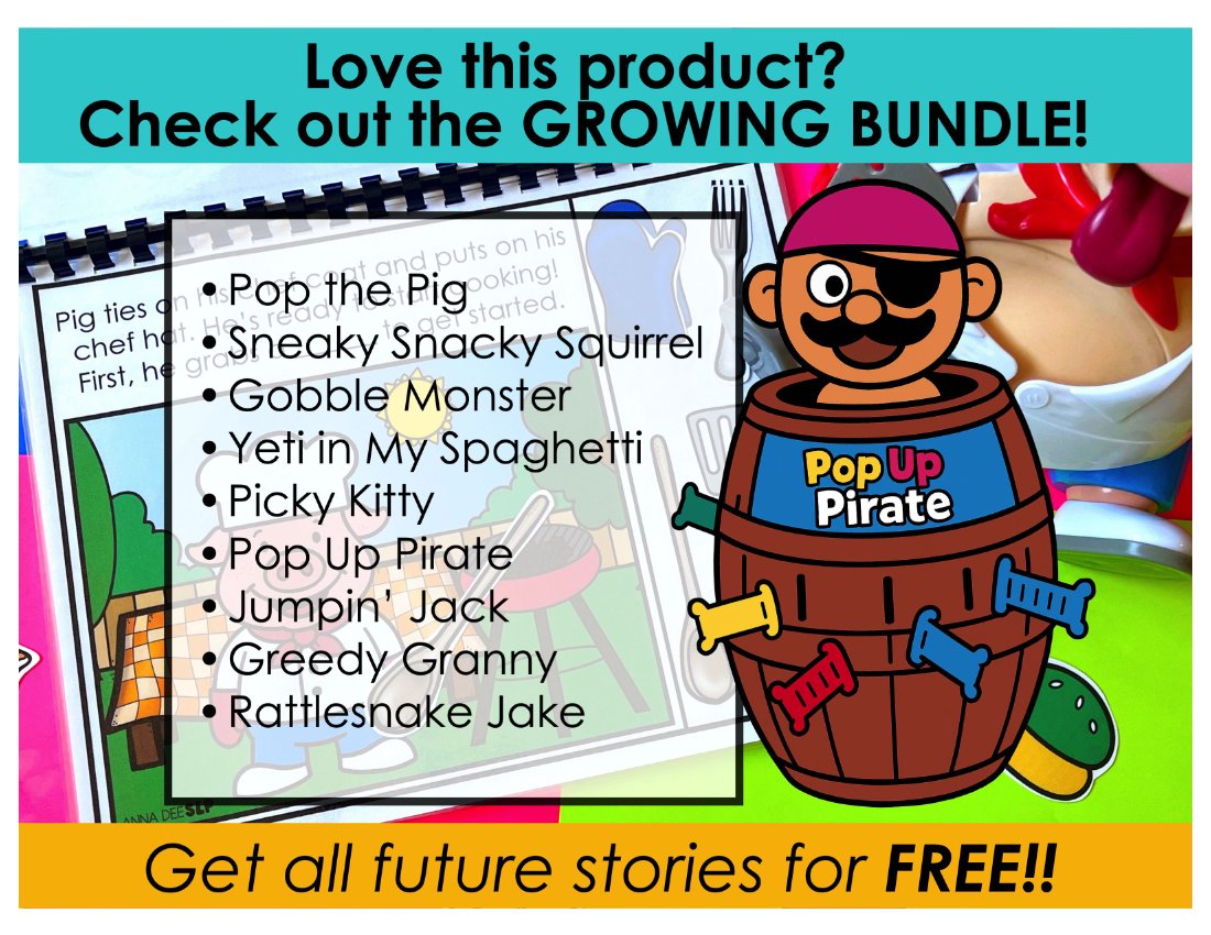 Sneaky Snacky Squirrel Interactive Story for speech therapy preview page 5