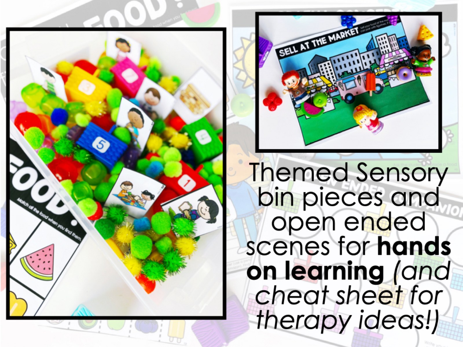 Spring and Summer Picnic Basket Toy Companion for speech therapy preview page 6