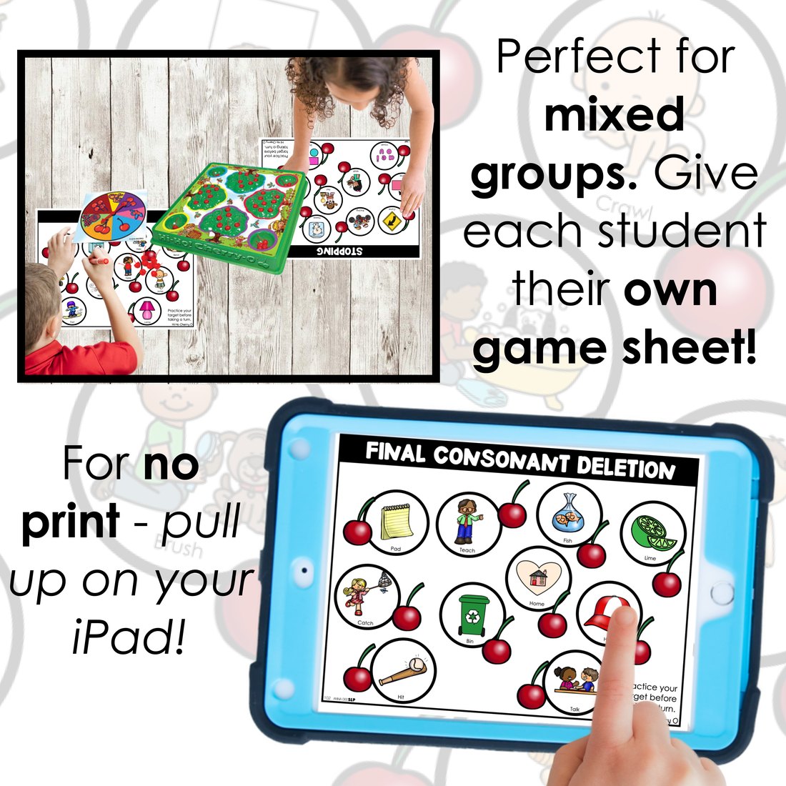 Hi Ho Cherry-O game companion for speech therapy – image 3