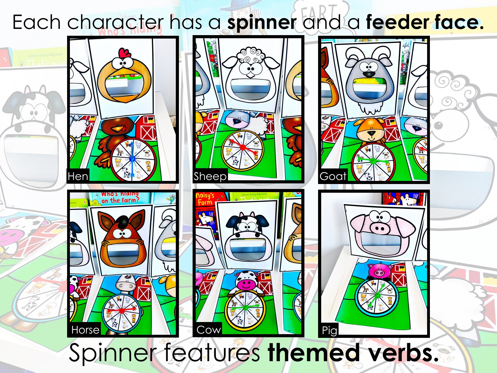 Farm Interactive Feeding Game for speech therapy preview page 5