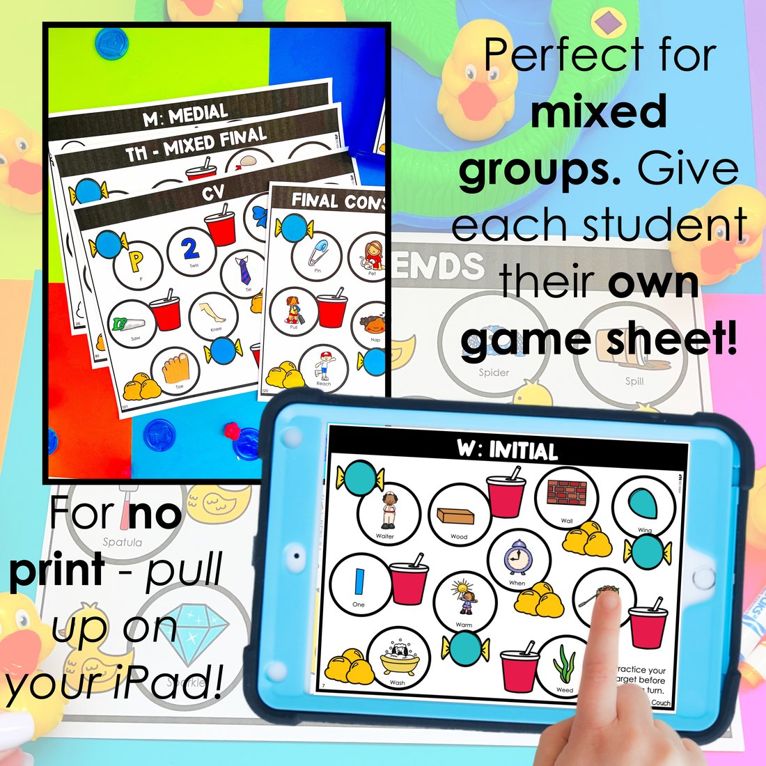 Game companion worksheets bundle 2.0 for speech therapy – image 3