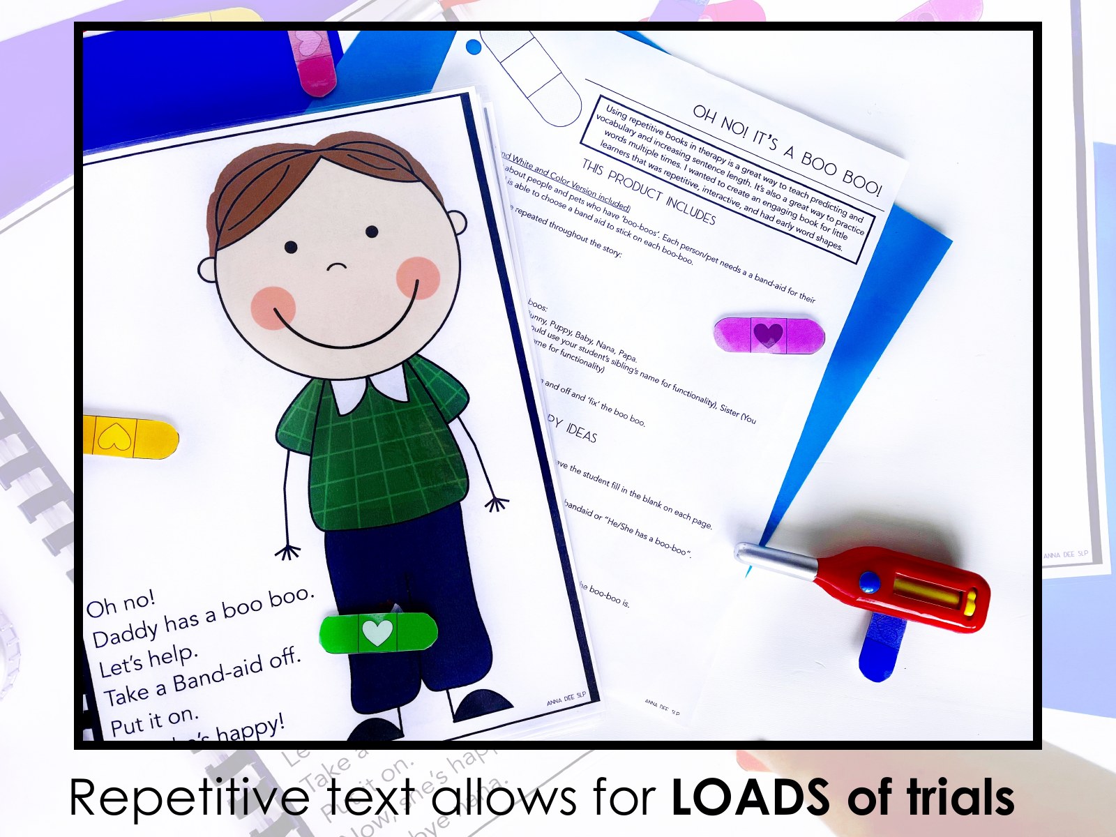 Apraxia Interactive Book Early Words for speech therapy preview page 2