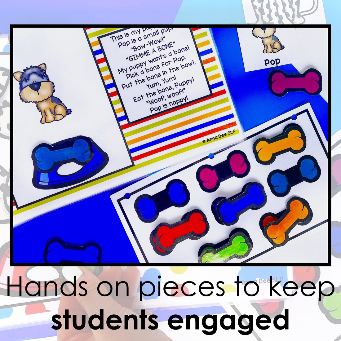 Apraxia Interactive Book Bilabials for speech therapy – image 3