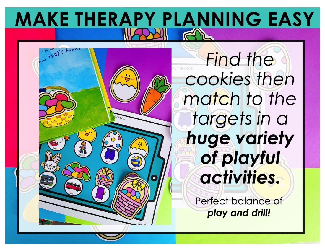 Say and play bundle for speech therapy preview page 2