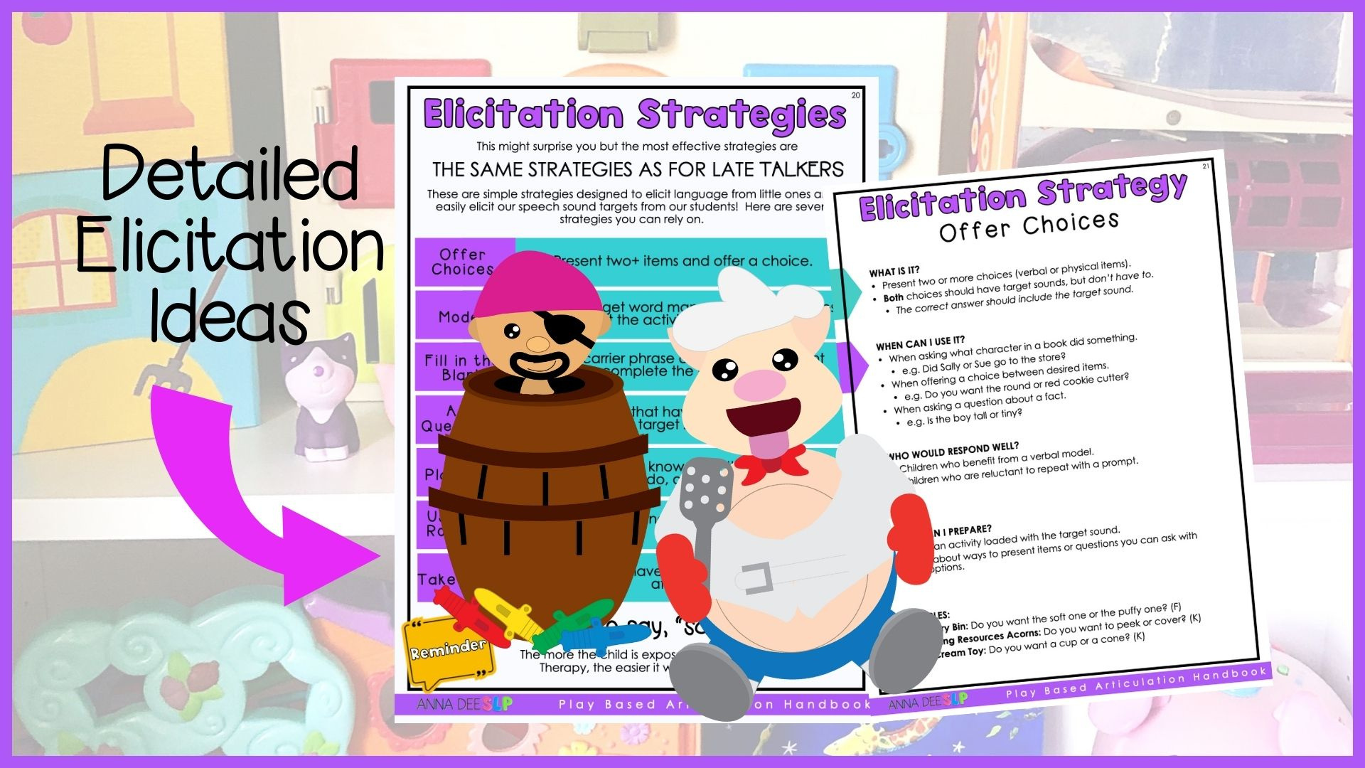 Play Based Articulation Handbook for speech therapy preview page 4