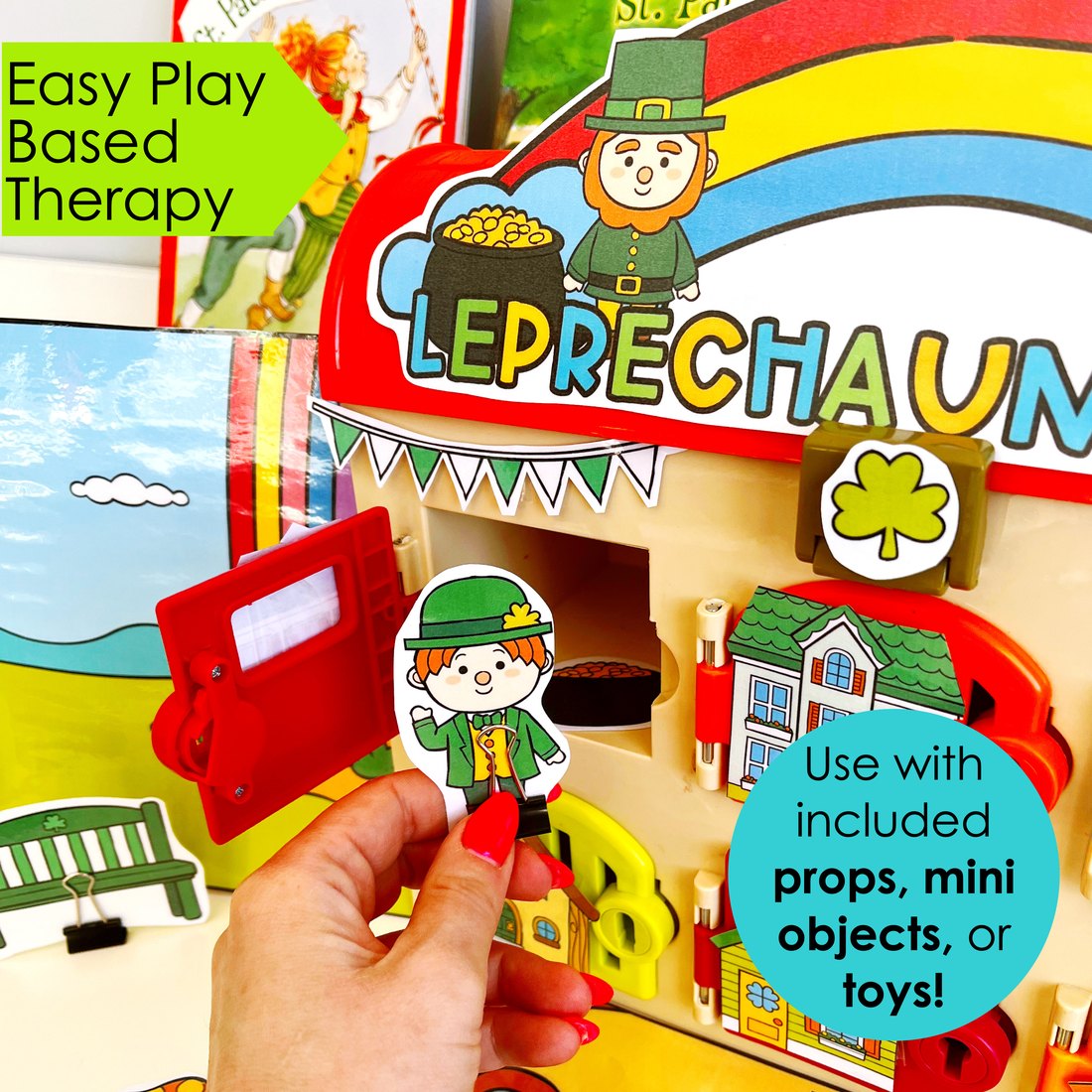 St. Patrick's Day Critter Clinic speech therapy toy companion – image 3