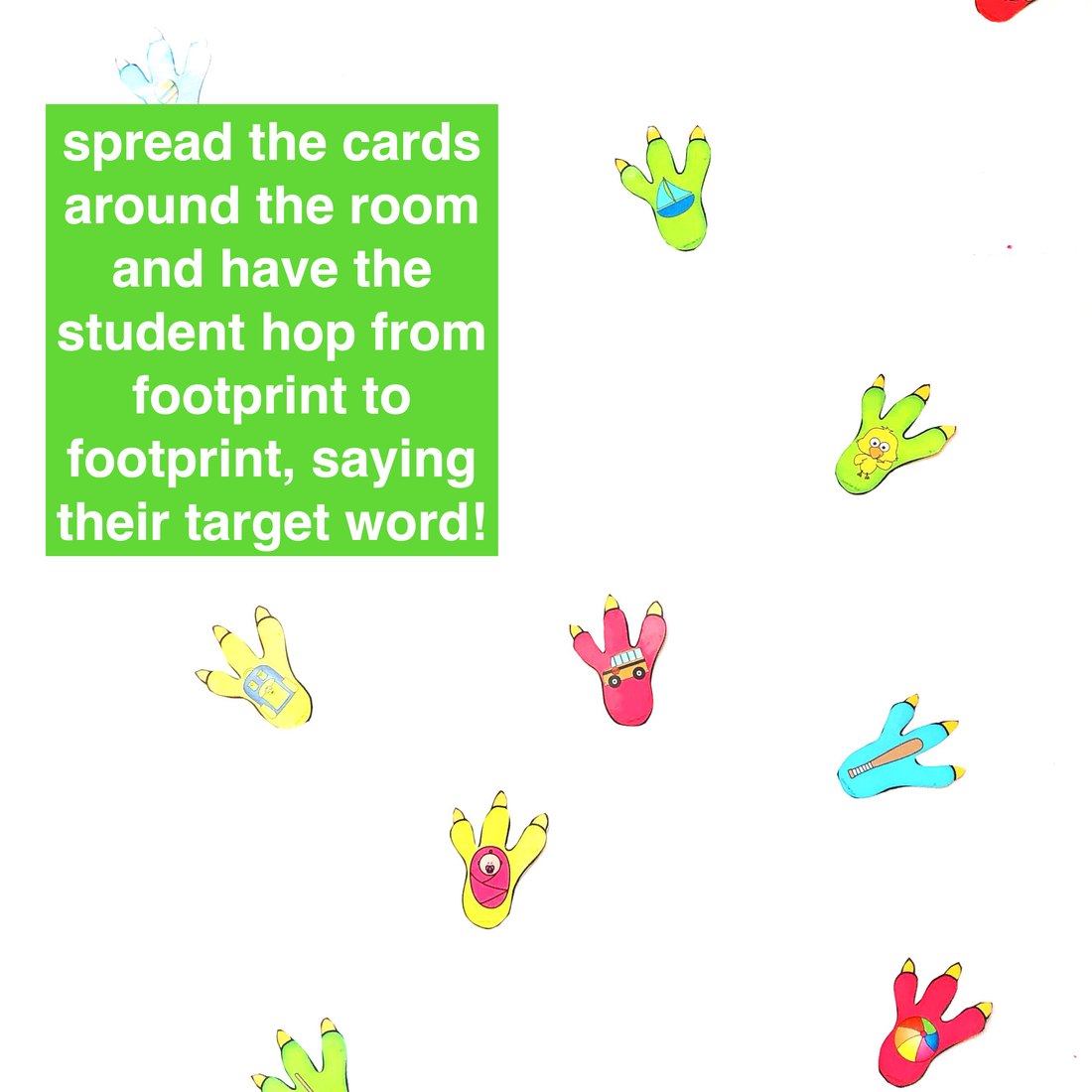 Monster Articulation Gross Motor Activity for speech therapy – image 2