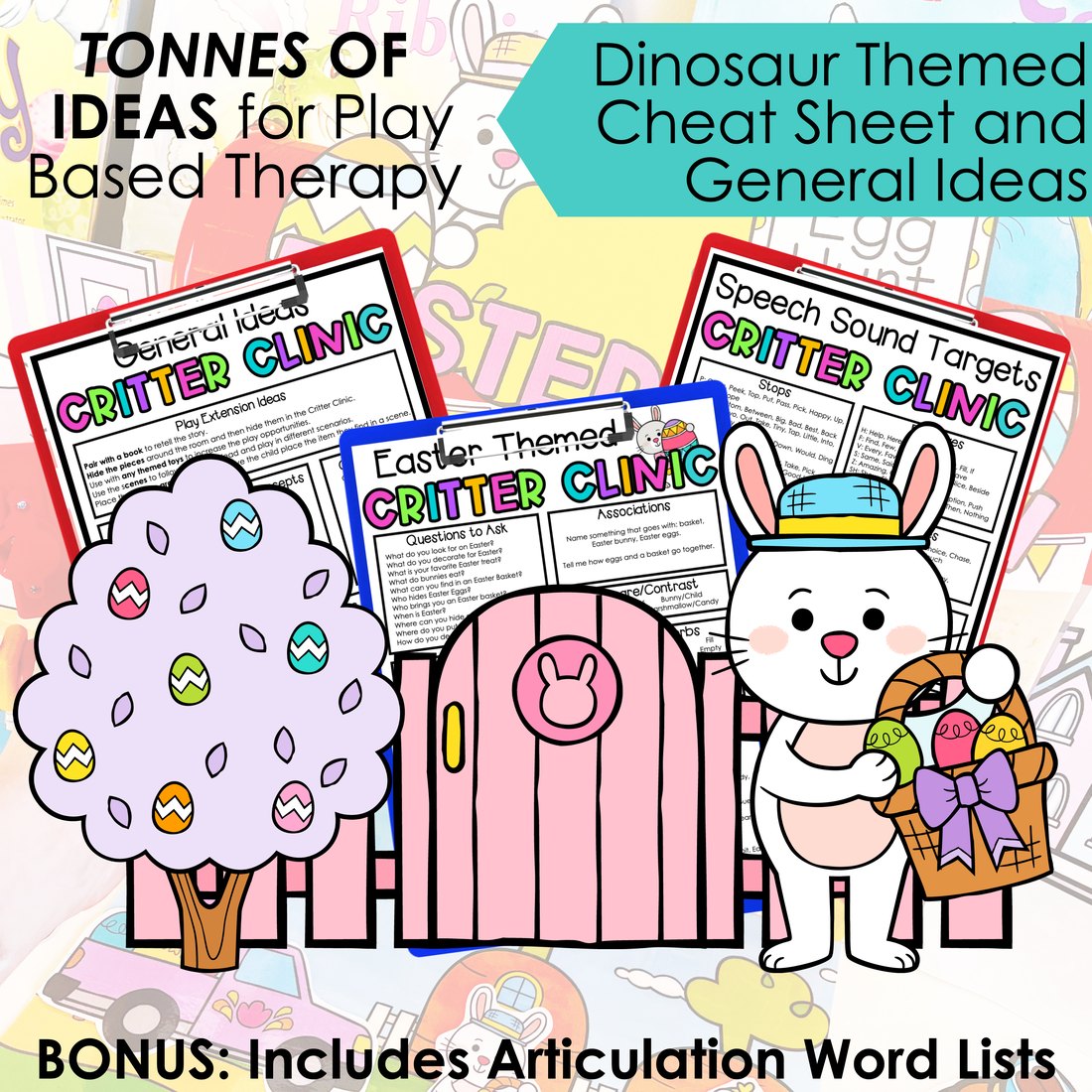 Easter Critter Clinic speech therapy toy companion – image 4
