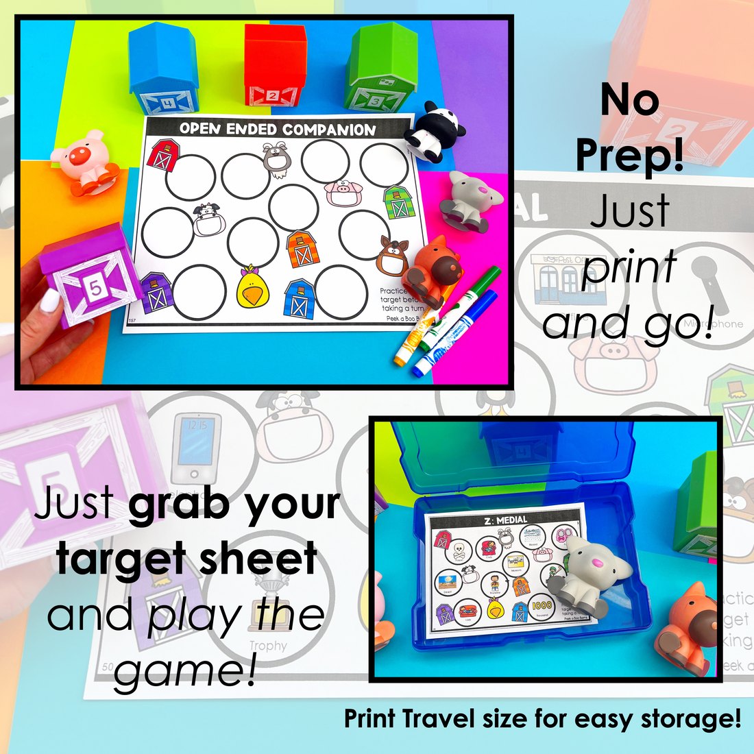 Peek a Boo Barns Toy Companion for speech therapy – image 2