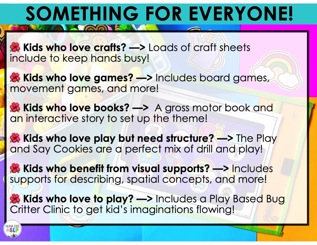 Spring Activities Bundle for speech therapy preview page 3