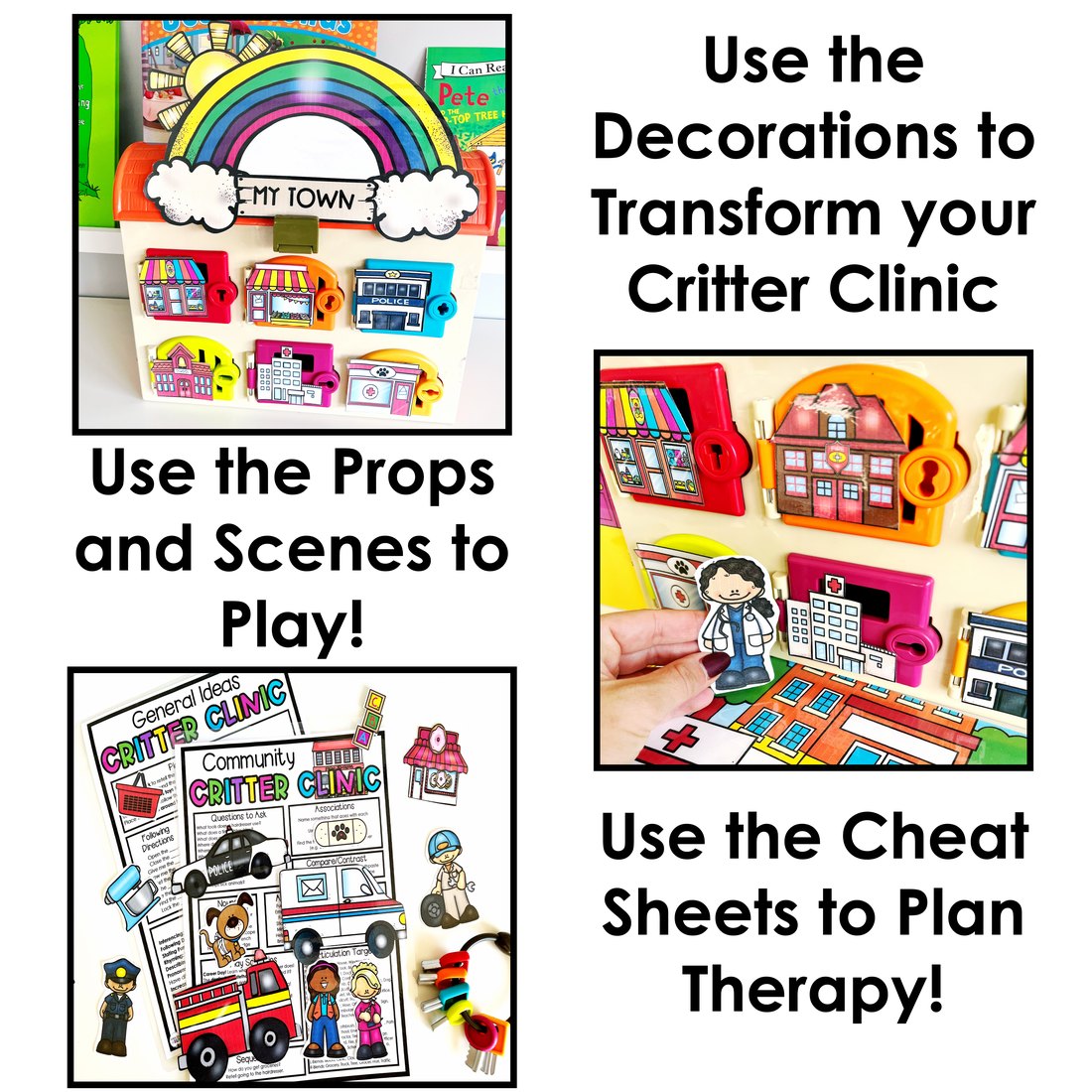 Community Helpers Critter Clinic speech therapy toy companion – image 2