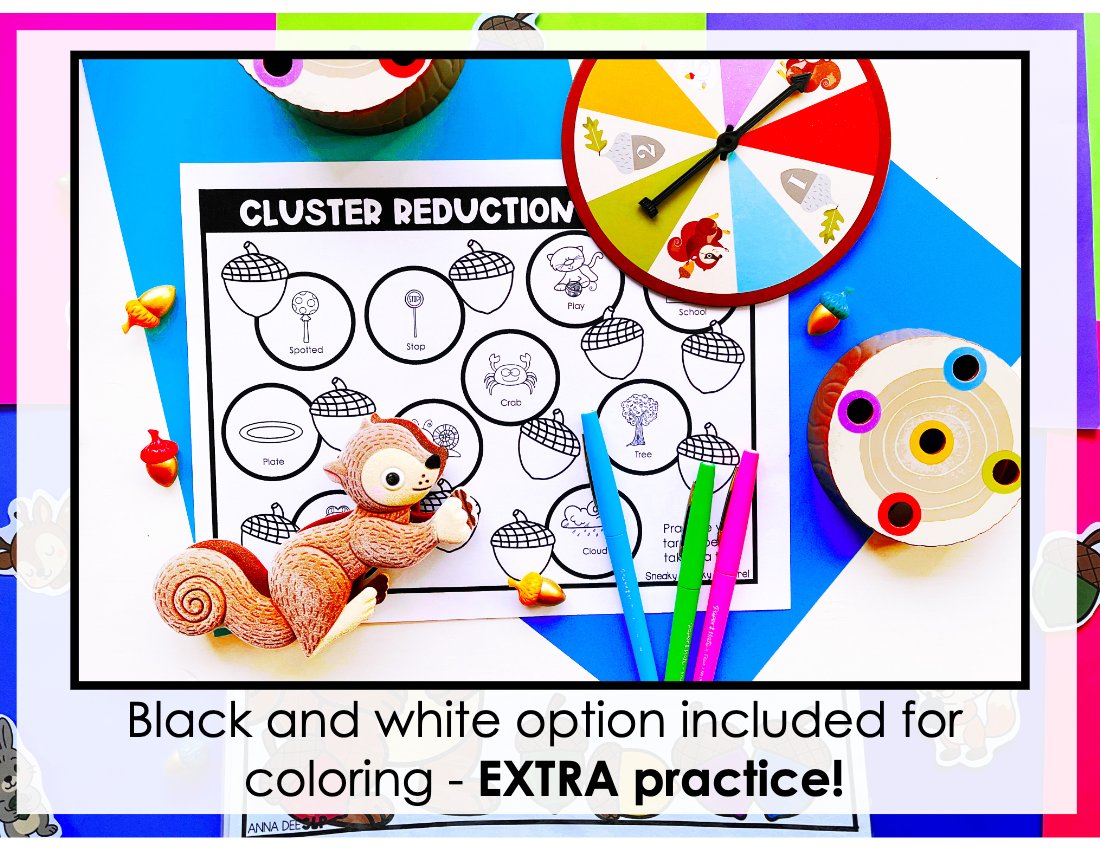 Sneaky Snacky Squirrel Story and Game Bundle for speech therapy preview page 7