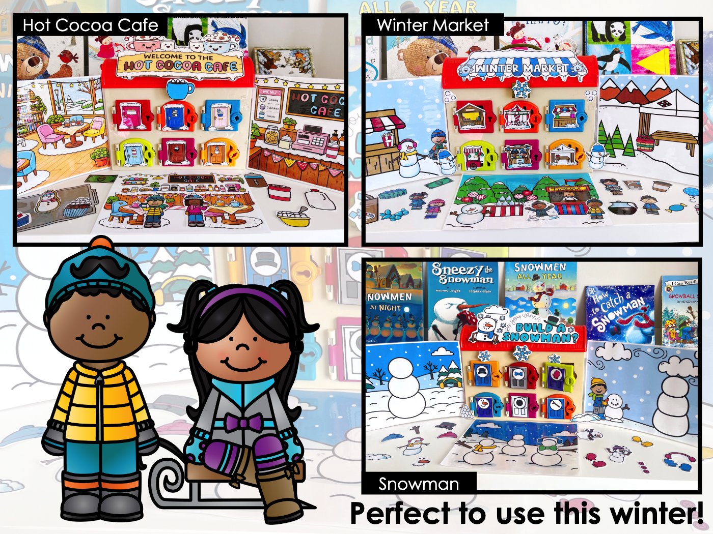 Critter Clinic Winter Bundle for speech therapy preview page 4